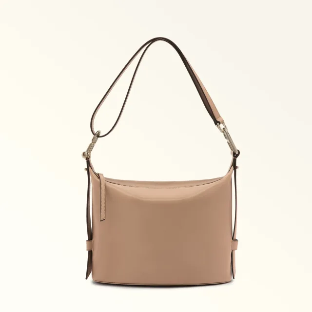 Женская Furla Nuvola: как выбрать мягкую сумку хобо для городского гардероба: Furla Nuvola Shoulder Bag и Crossbody, реальный каталожный ракурс 2