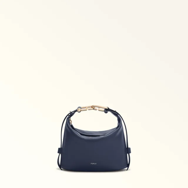 Женская Furla Nuvola: как выбрать мягкую сумку хобо для городского гардероба: Furla Nuvola Shoulder Bag и Crossbody, реальный каталожный ракурс 3