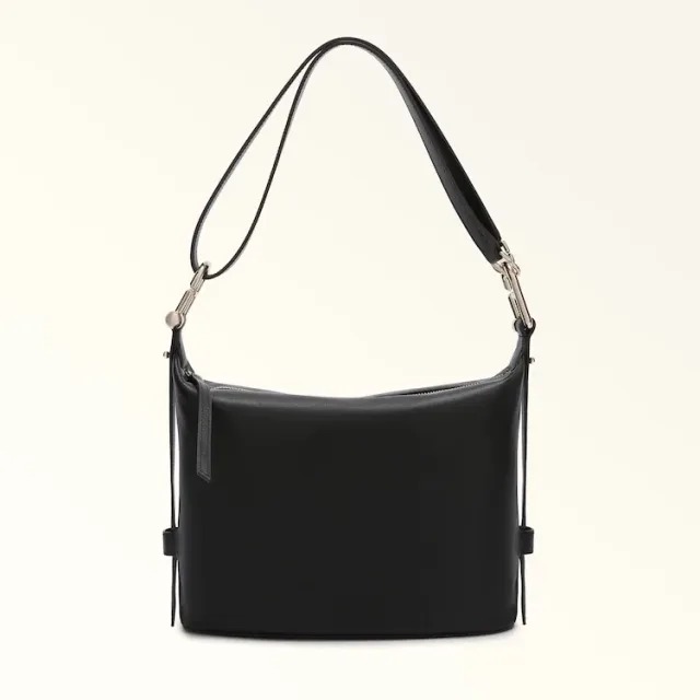 Женская Furla Nuvola: как выбрать мягкую сумку хобо для городского гардероба: Furla Nuvola Shoulder Bag и Crossbody, реальный каталожный ракурс 7