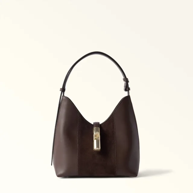 Женская Furla Nuvola: как выбрать мягкую сумку хобо для городского гардероба: Furla Goccia Shoulder Bag и Tote, реальный каталожный ракурс 1