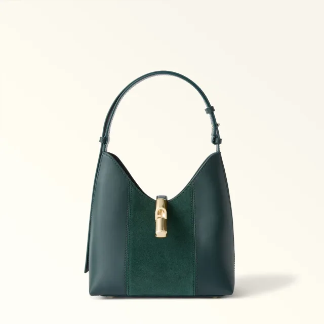 Женская Furla Nuvola: как выбрать мягкую сумку хобо для городского гардероба: Furla Goccia Shoulder Bag и Tote, реальный каталожный ракурс 2