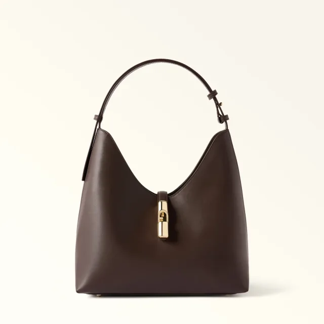 Женская Furla Nuvola: как выбрать мягкую сумку хобо для городского гардероба: Furla Goccia Shoulder Bag и Tote, реальный каталожный ракурс 3