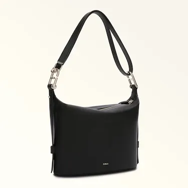 Женская Furla Nuvola: как выбрать мягкую сумку хобо для городского гардероба: Furla Nuvola Shoulder Bag M, реальный каталожный ракурс 3