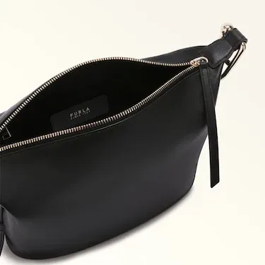 Женская Furla Nuvola: как выбрать мягкую сумку хобо для городского гардероба: Furla Nuvola Shoulder Bag M, реальный каталожный ракурс 4