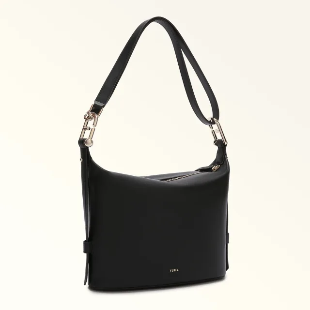 Женская Furla Nuvola: как выбрать мягкую сумку хобо для городского гардероба: Furla Nuvola Shoulder Bag M, реальный каталожный ракурс 8