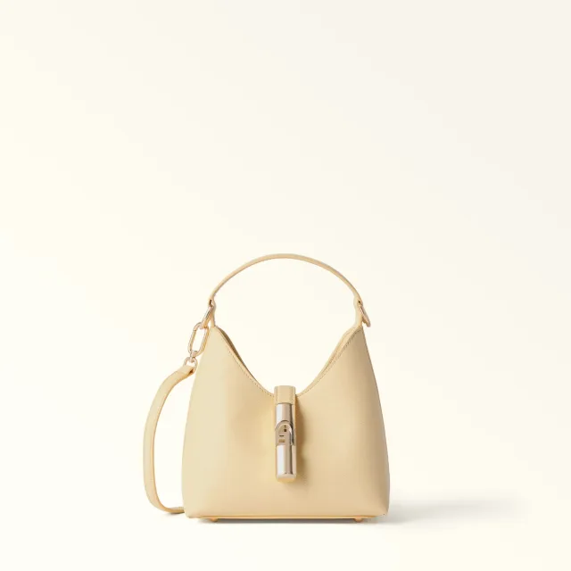 Furla Tonie: как носить мягкую сумку-хобо в городском гардеробе: Furla Tonie: текстурная сумка Naturale, реальный каталожный ракурс 1