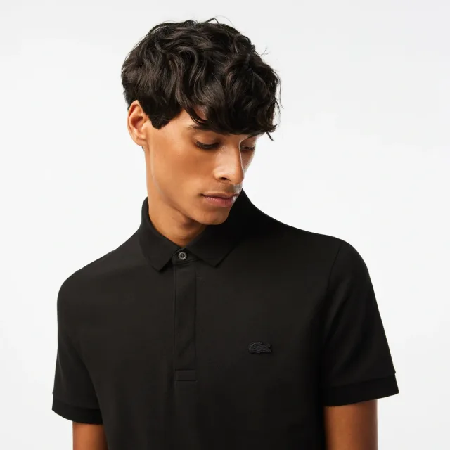 Поло Lacoste в 2027 году: как носить символ бренда вне корта: Поло L.12.12 с длинным рукавом, реальный каталожный ракурс 5