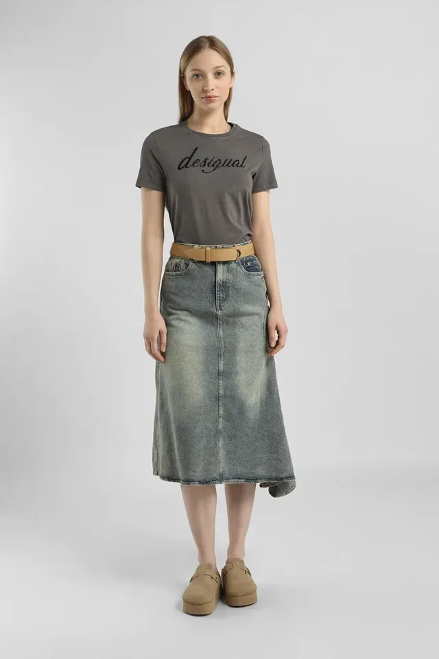 Smart casual на каждый день: три уровня образа без лишних вещей: Юбка Desigual, реальный каталожный ракурс 2