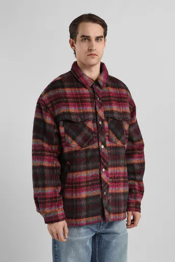 Desigual — Куртка из смесовой шерсти в клетку